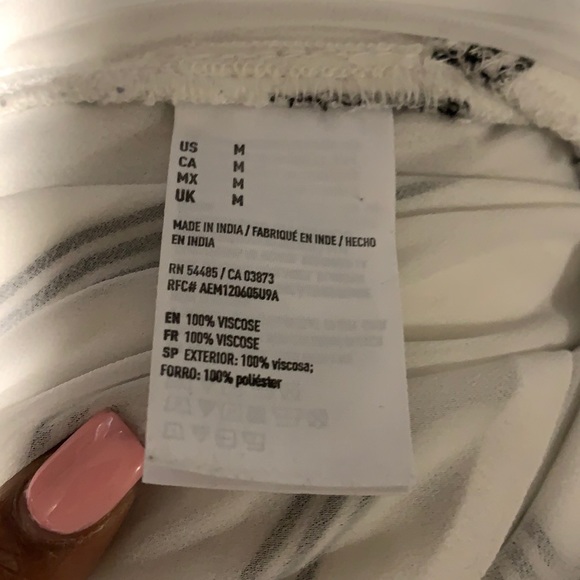 Striped Black & White Jumpsuit - Picture 10 of 10